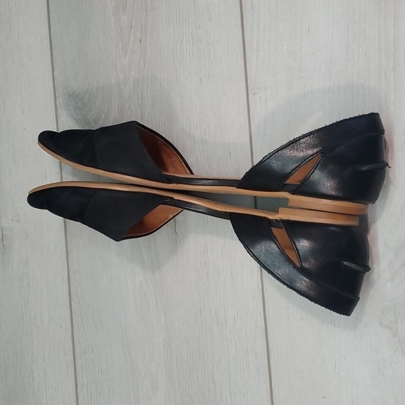 Madewell Womens D'orsay Comfort Work Loafer Pointed Toe Flats Leather shoes sz 7 - Picture 8 of 12